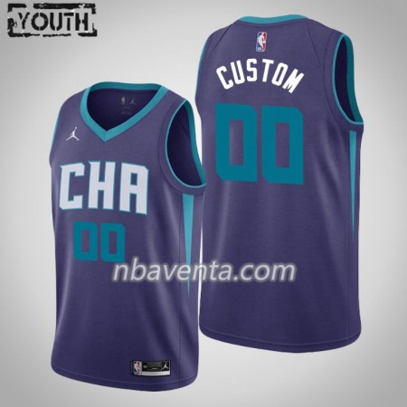 Camiseta Niños Charlotte Hornets Personalizadas 2019-20 Jordan Brand Statement Edition Swingman